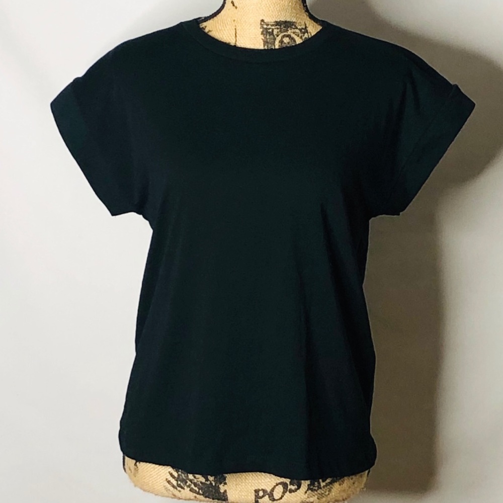 ZARA NWT black short sleeve top size Small